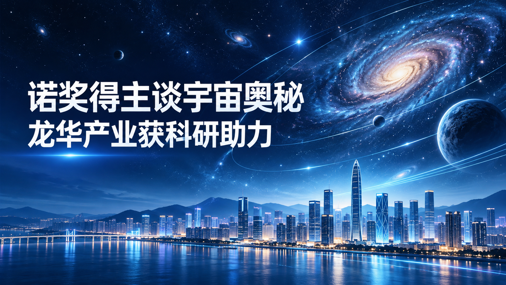 诺奖得主谈宇宙奥秘，龙华产业获科研助力