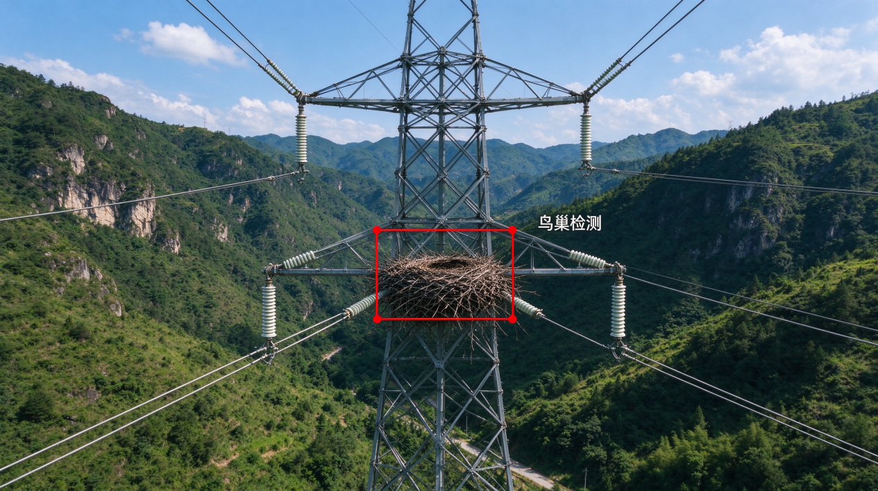 高压架鸟巢识别
